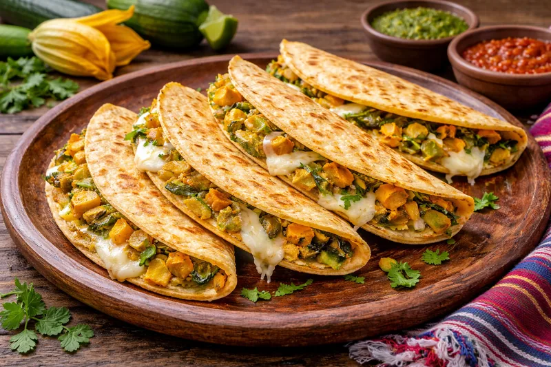 Quesadillas de Flor de Calabaza